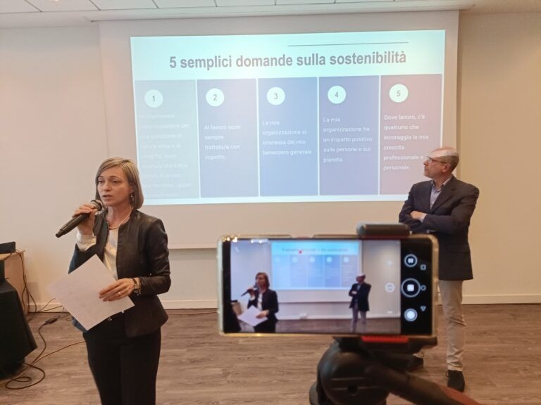 Giovanna Venturini interviene sulla sostenibilità