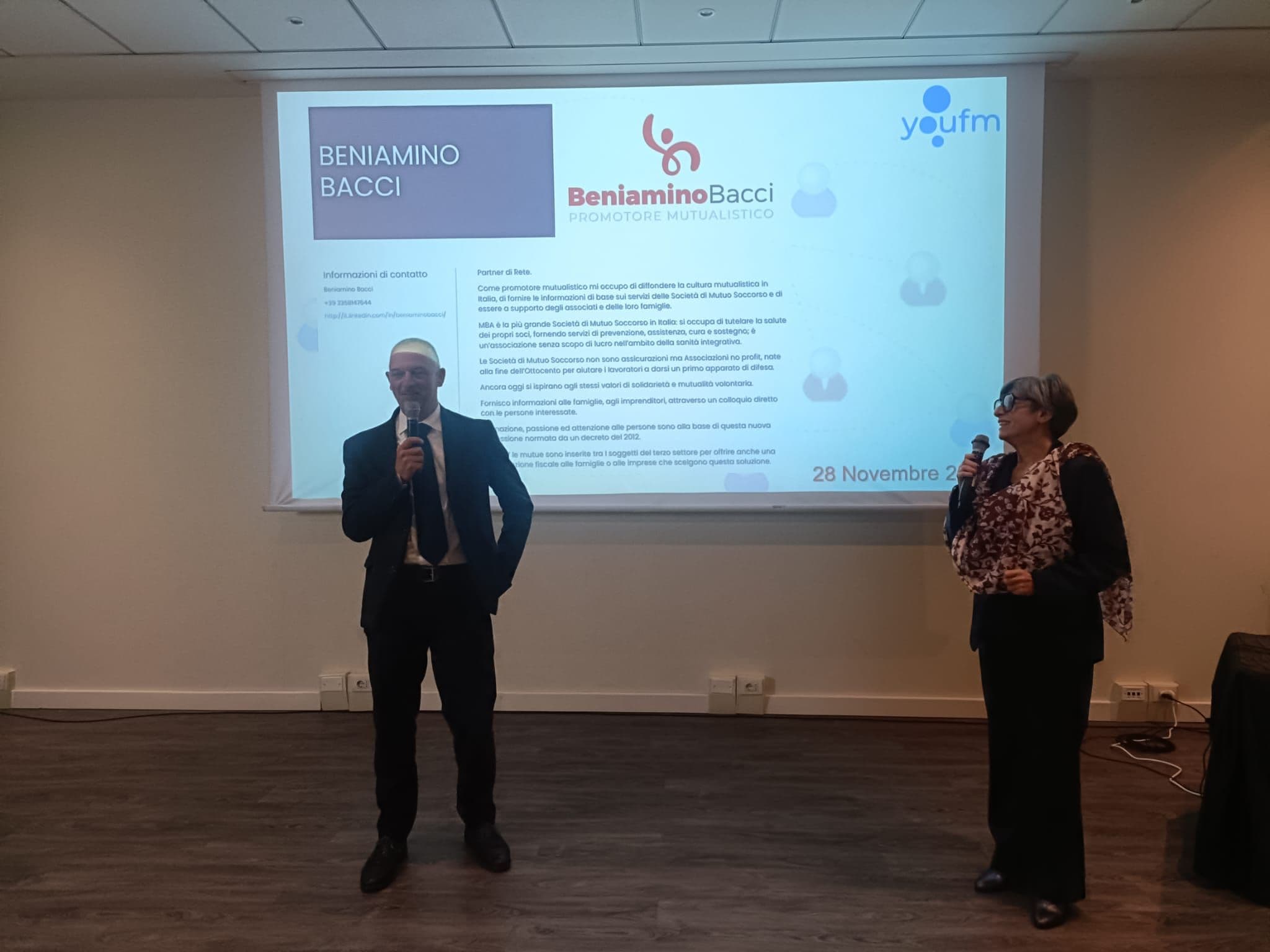 Beniamino Bacci presenta MBA in YOUFM
