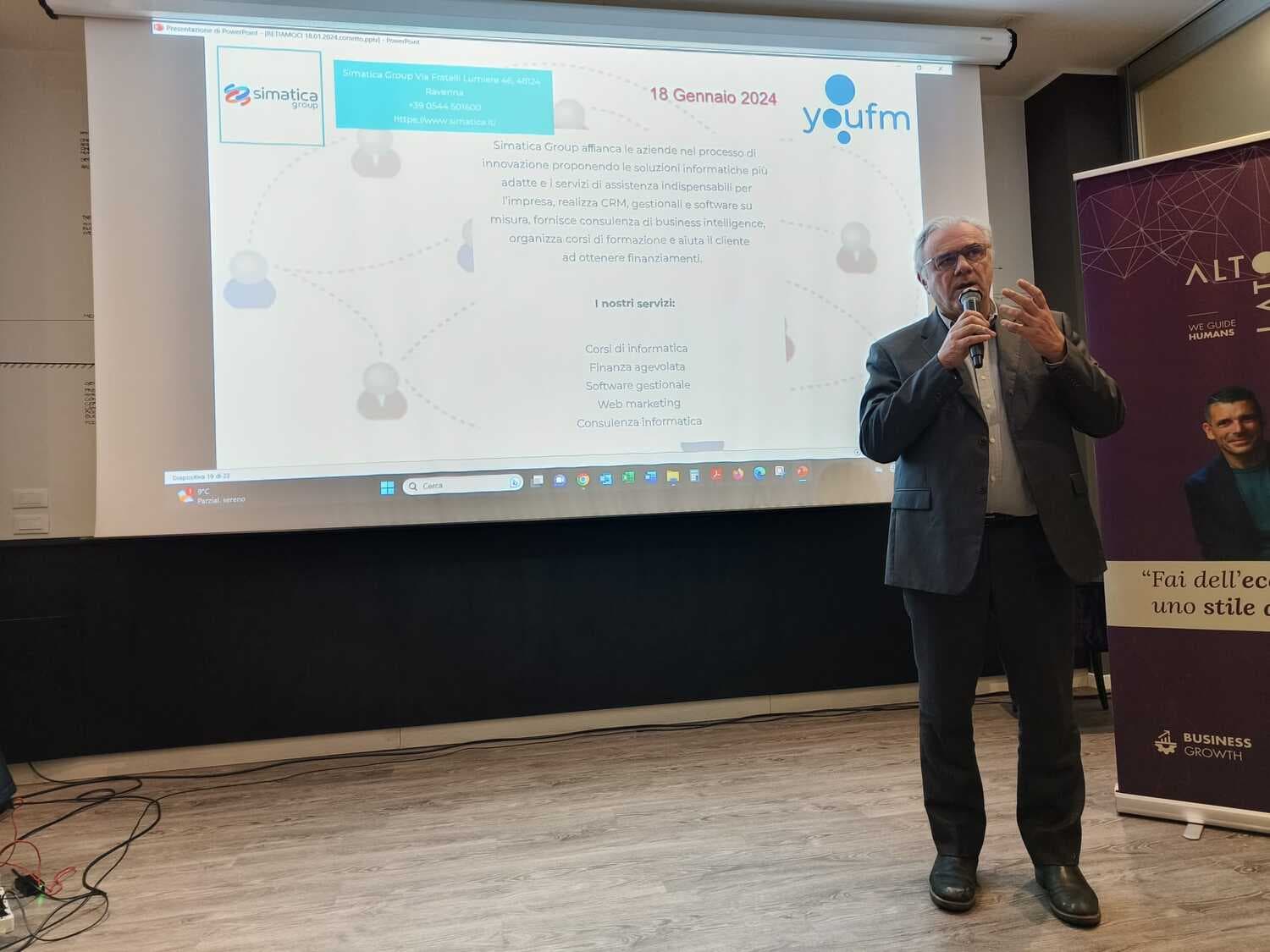 Intervento di Massimo Fortini di Simatica Group